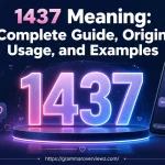 1437 meaning in texting, showing the number code for I love you forever.