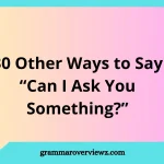 other ways to say Can I Ask You Something with polite and friendly conversation examples.