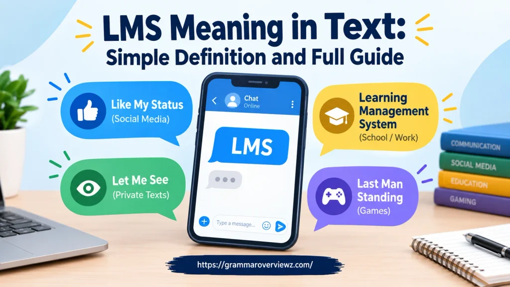 LMS meaning in text
