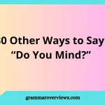 other ways to say “Do You Mind?” with polite alternatives and example phrases for everyday and professional communication.