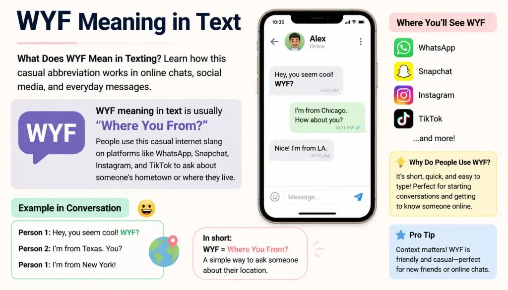 WYF means in text